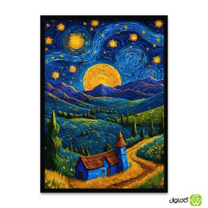 تابلو دکوراتیو نقاشی کلاسیک اثر Van Gogh کد c003