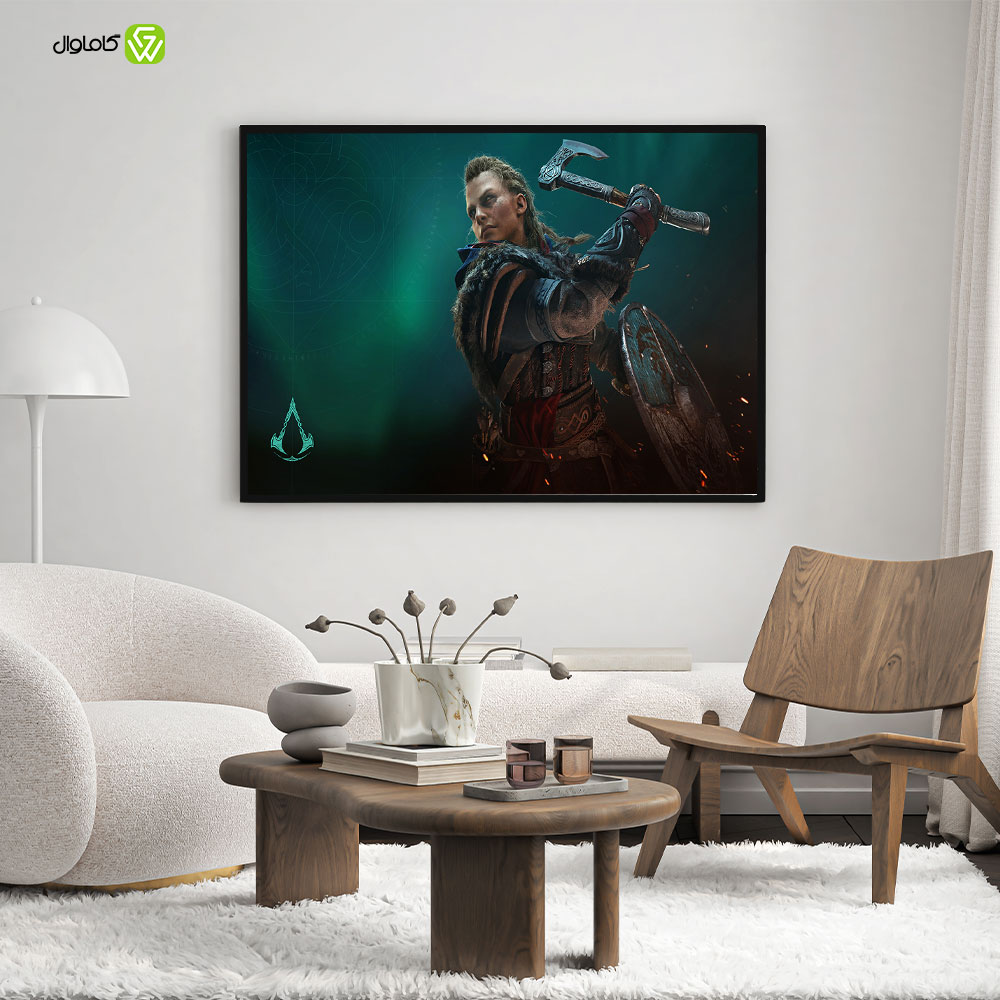 تابلو-دکوراتیو-assassins-creed-valhalla-کد-g004-2