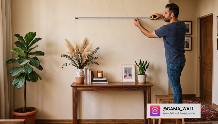 چه سایز تابلویی برای دیوار مناسب است؟ راهنمای انتخاب اندازه تابلو