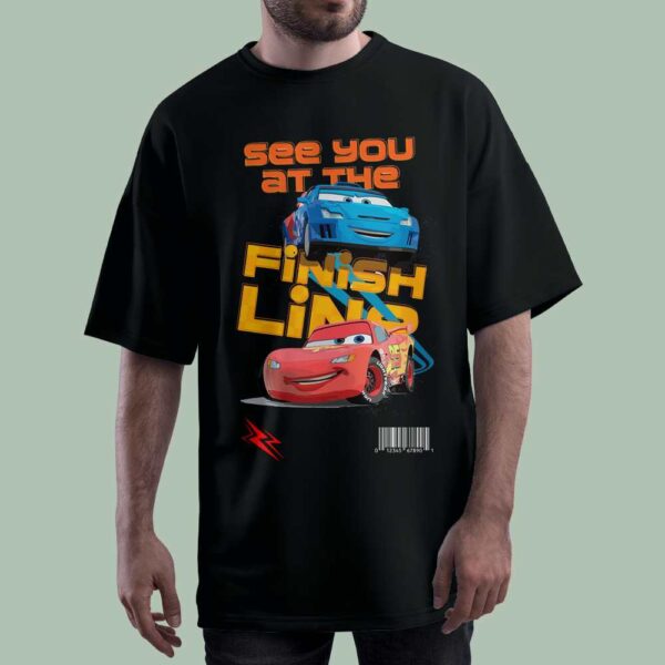 خرید تیشرت طرح لایتنینگ مک‌کوئین See You at the Finish Line - ca100