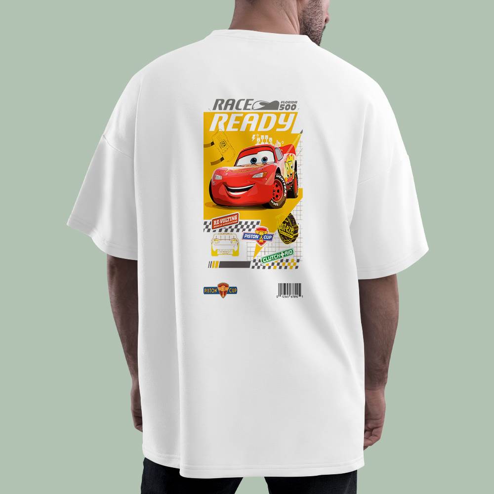 خرید تیشرت طرح لایتنینگ مککوئین Race Ready - ca104- گاماوال
