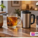 تفاوت ماگ سرامیکی، شیشه‌ای، استیل و حرارتی؛ کدام بهتر است؟
