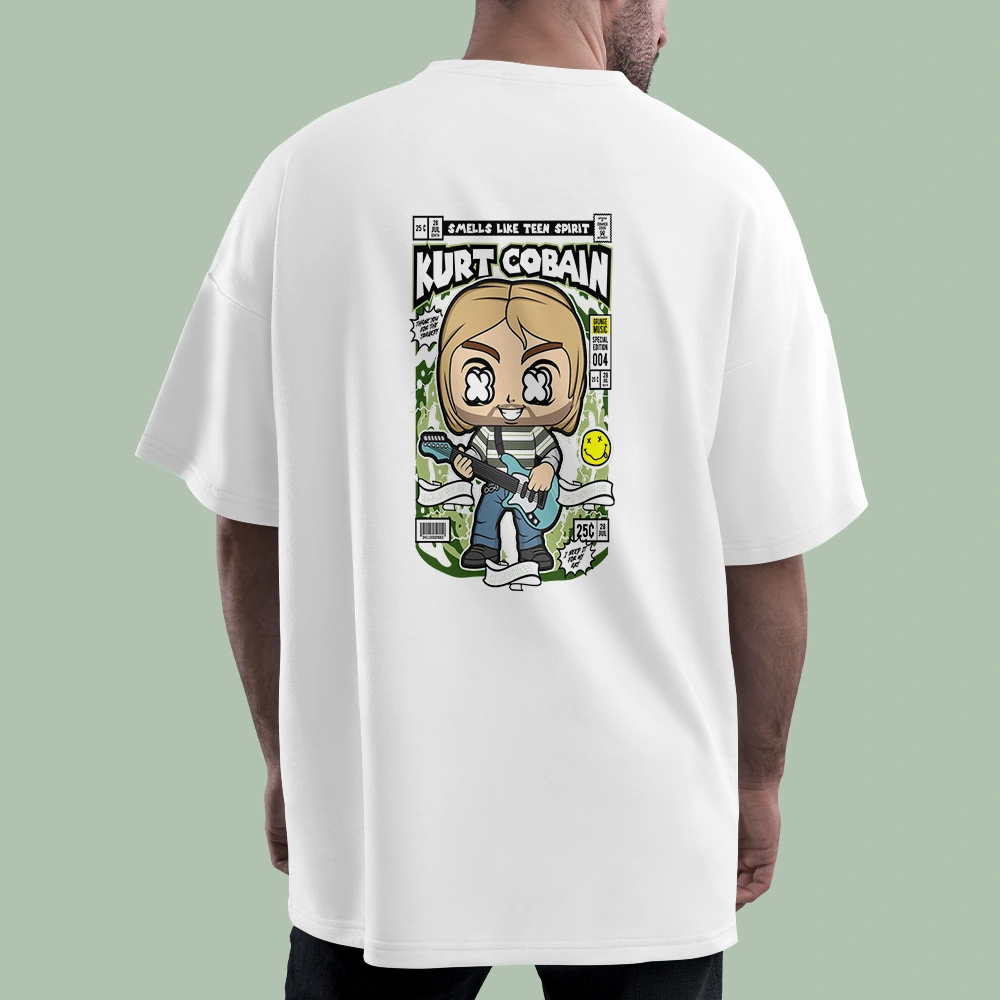 خرید تیشرت SMELLS LIKE TEEN SPIRIT KURT کد T-shirt-f106