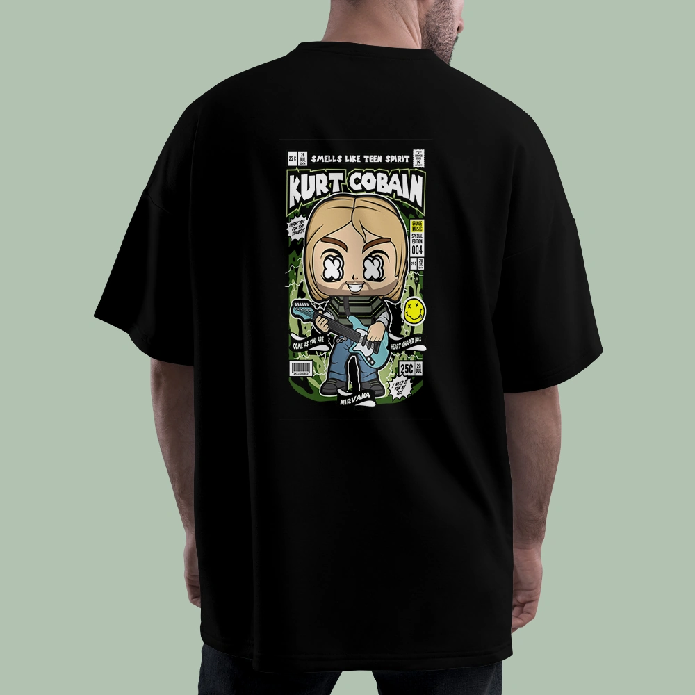 خرید تیشرت SMELLS LIKE TEEN SPIRIT KURT کد T-shirt-f106- گاماوال
