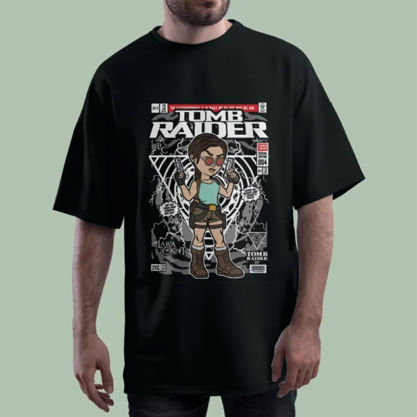 خرید تیشرت 25 C 13 JAN TOMB RAIDER LARA کد T-shirt-f107