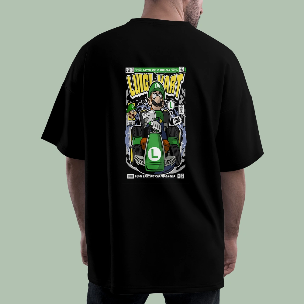 خرید تیشرت LUIGI KART CATCH کد T-shirt-f116- گاماوال