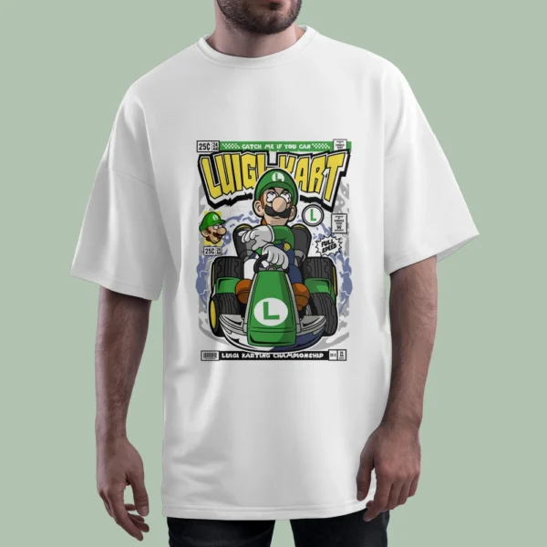 خرید تیشرت LUIGI KART CATCH کد T-shirt-f116