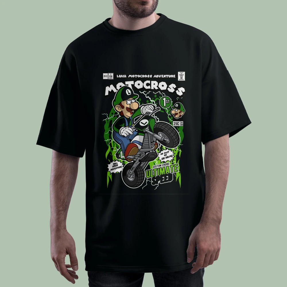 خرید تیشرت LUIGI MOTOCROSS ADVENTURE کد T-shirt-f117- گاماوال