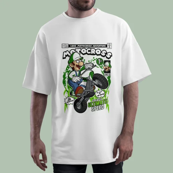 خرید تیشرت LUIGI MOTOCROSS ADVENTURE کد T-shirt-f117
