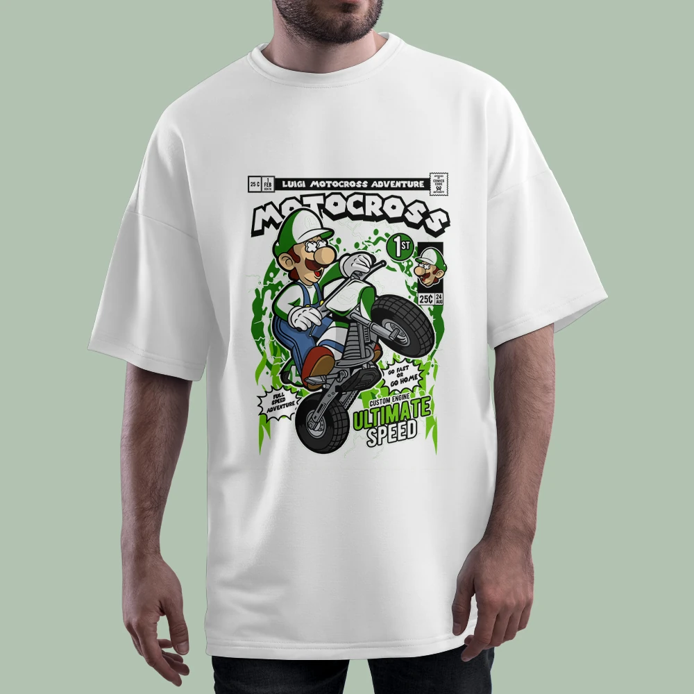 خرید تیشرت LUIGI MOTOCROSS ADVENTURE کد T-shirt-f117