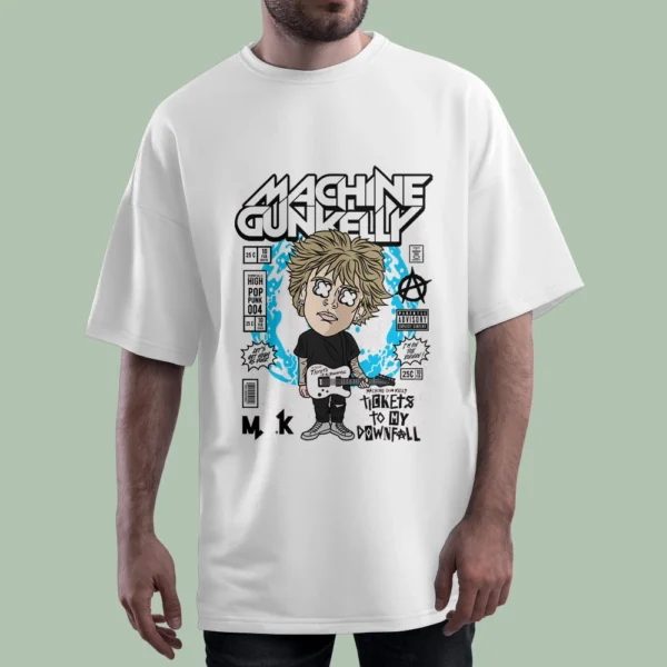 خرید تیشرت MACHINE GUN KELLY HIGH کد T-shirt-f119