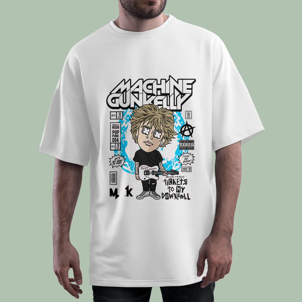 خرید تیشرت MACHINE GUN KELLY HIGH کد T-shirt-f119