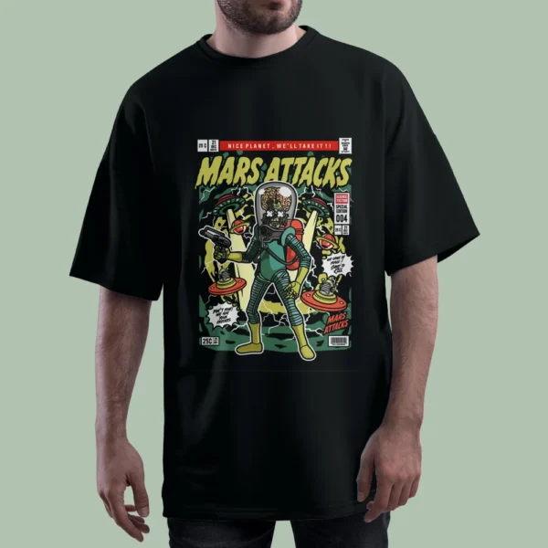 خرید تیشرت MARS ATTACKS کد T-shirt-f125