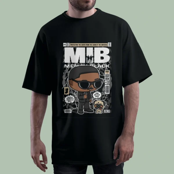خرید تیشرت MIB MEN IN BLACK کد T-shirt-f129