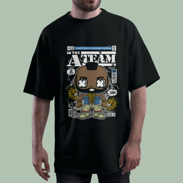 خرید تیشرت THE A TEAM I LOVE کد T-shirt-f141