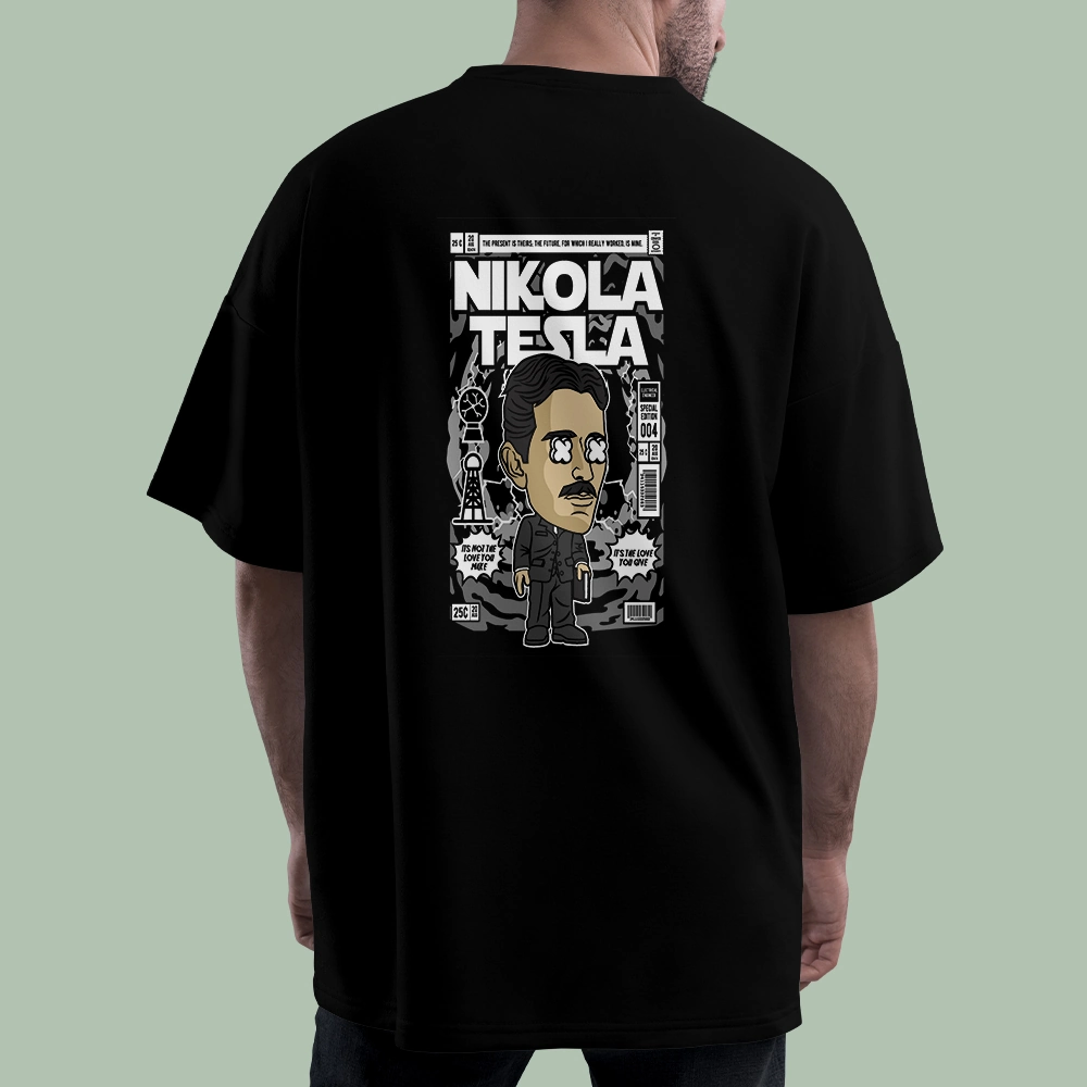 خرید تیشرت NIKOLA TESLA کد T-shirt-f145- گاماوال