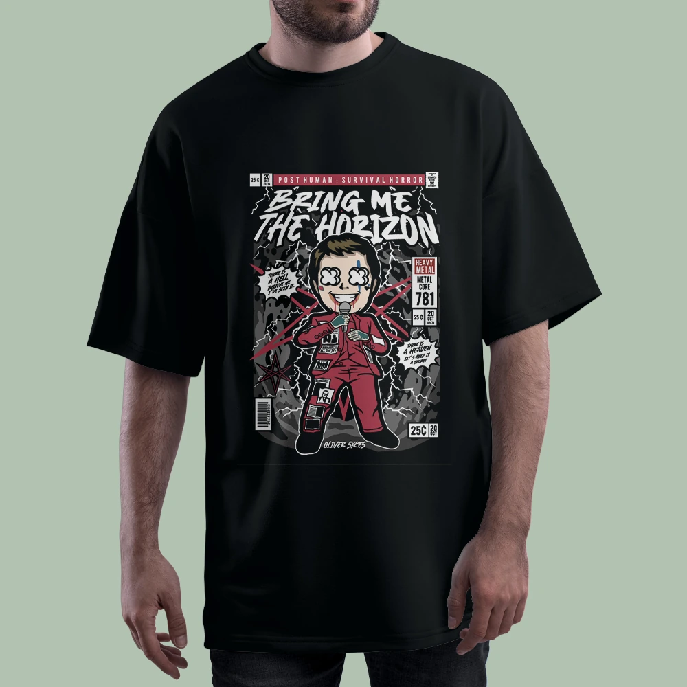 خرید تیشرت POST HUMAN کد T-shirt-f148