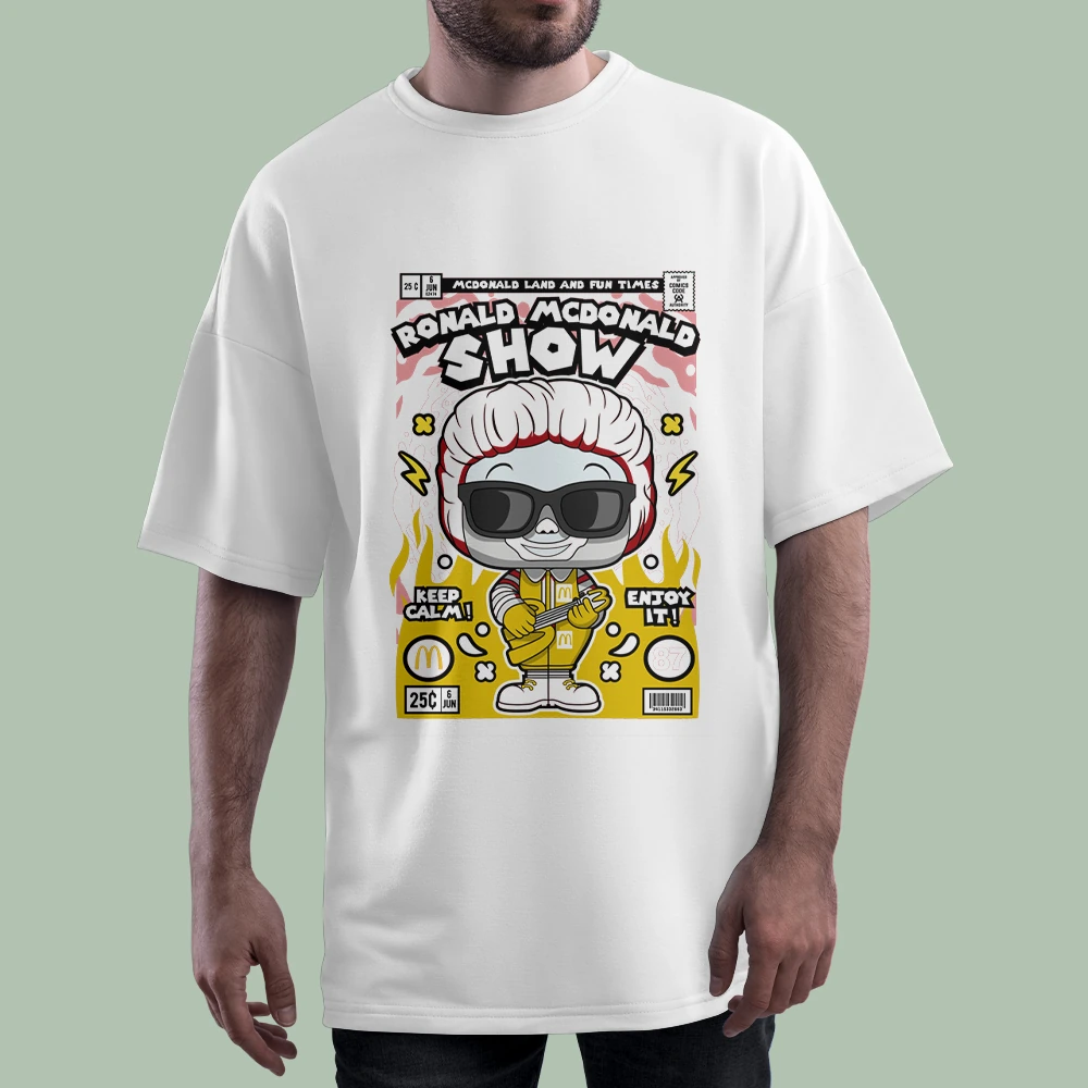خرید تیشرت MCDONALD LAND AND FUN کد T-shirt-f165