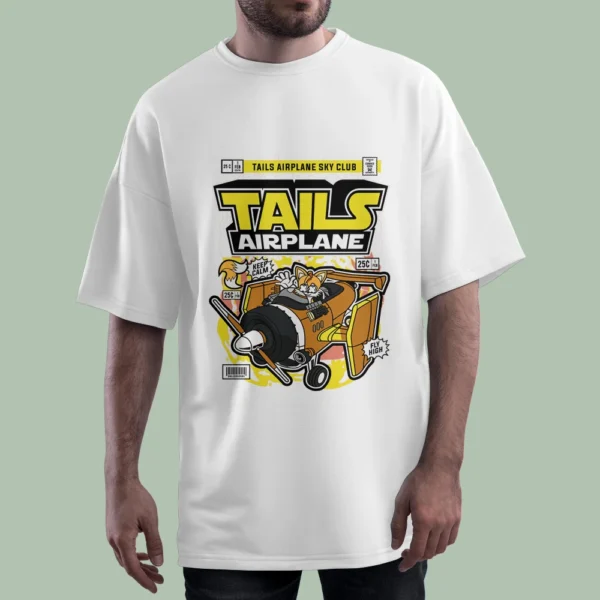 خرید تیشرت TAILS AIRPLANE SKY کد T-shirt-f180
