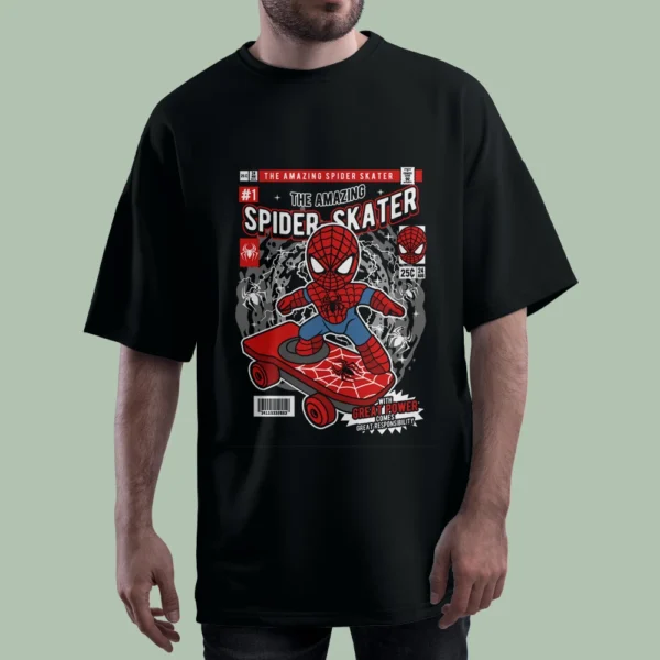 خرید تیشرت THE AMAZING SPIDER کد T-shirt-f183