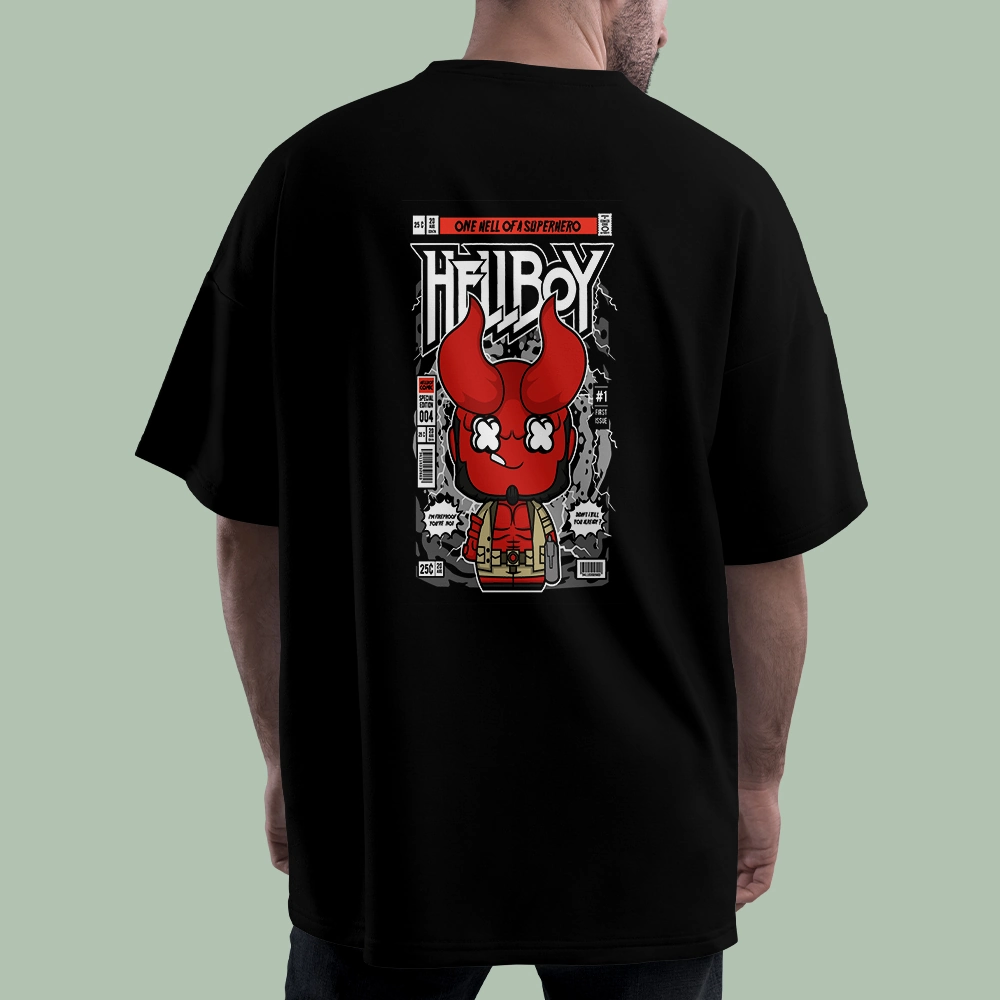 خرید تیشرت ONE HELL OF A SUPERHERO کد T-shirt-f78- گاماوال