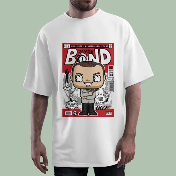 خرید تیشرت HIS BAD SIDE IS A DANGEROUS کد T-shirt-f86