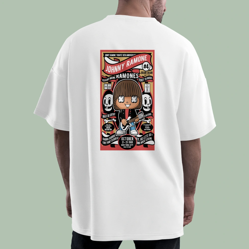 خرید تیشرت JOHNNY RAMONE RAMONES کد T-shirt-f93- گاماوال