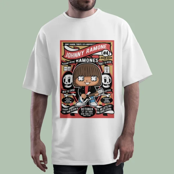 خرید تیشرت JOHNNY RAMONE RAMONES کد T-shirt-f93